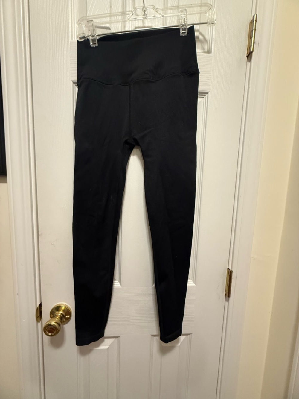 PINK Victoria's Secret Spiritual Gangster Black Leggings Choose Happiness